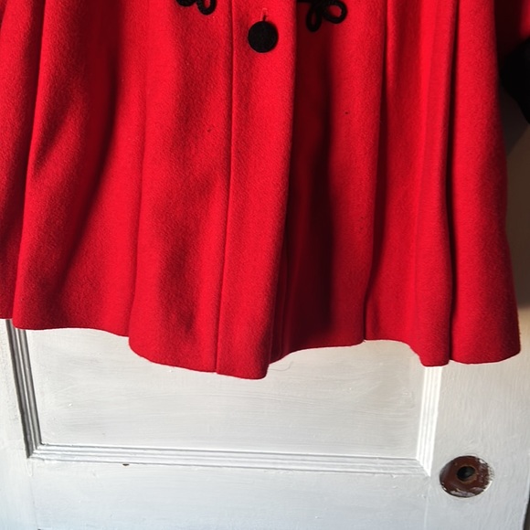 VTG Rothschild Winter Wool Velvet Dress Coat Toddler 3T Dressy Holiday - Picture 3 of 9